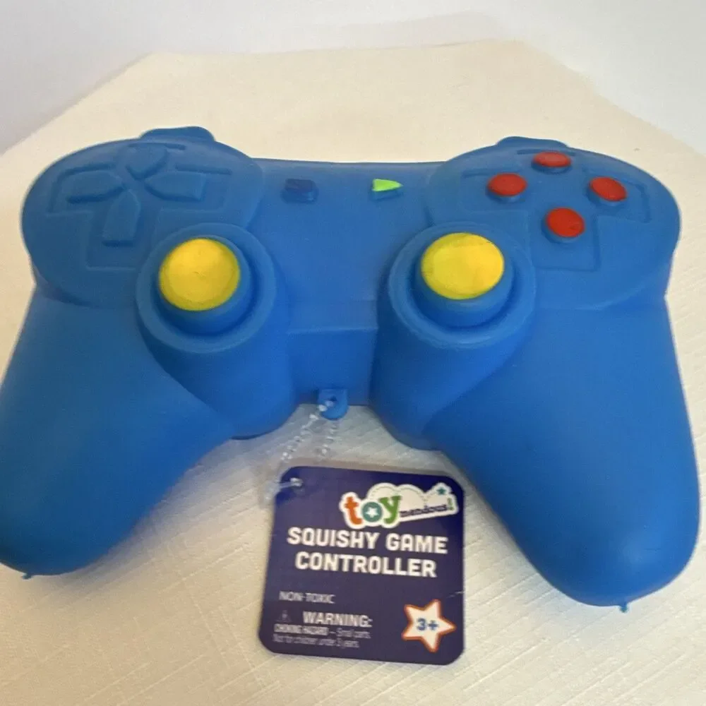 Toymendous Squishy Game Controller Stress Toy Blue Video Game 3+ C20216